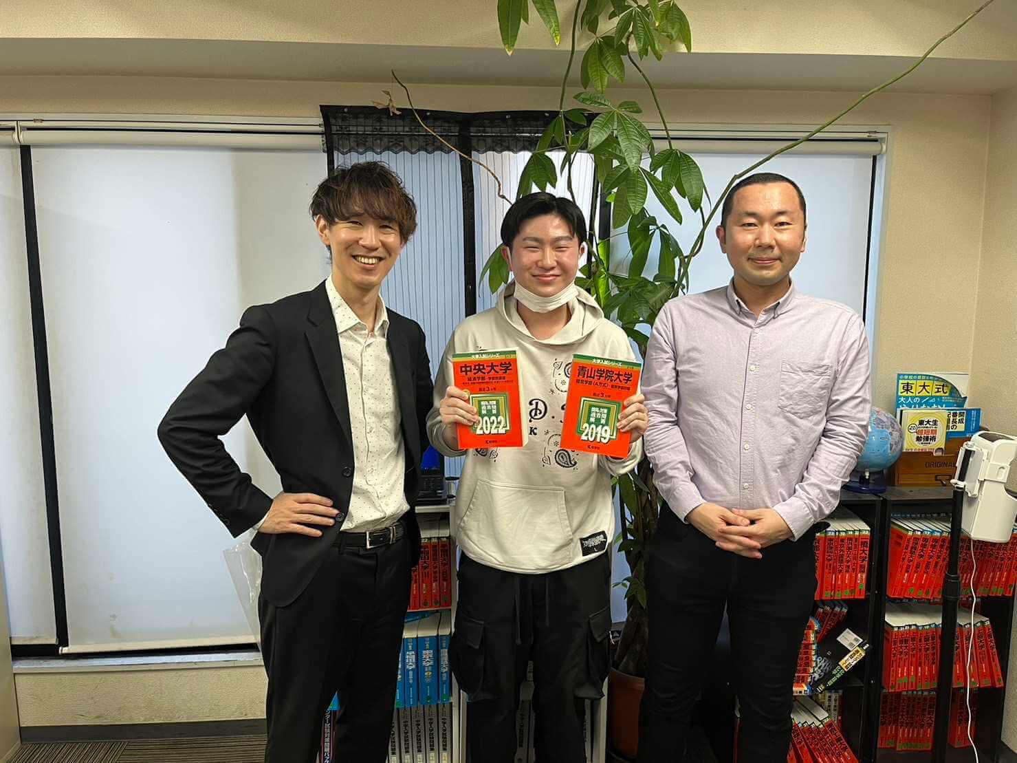 合格した先輩の写真