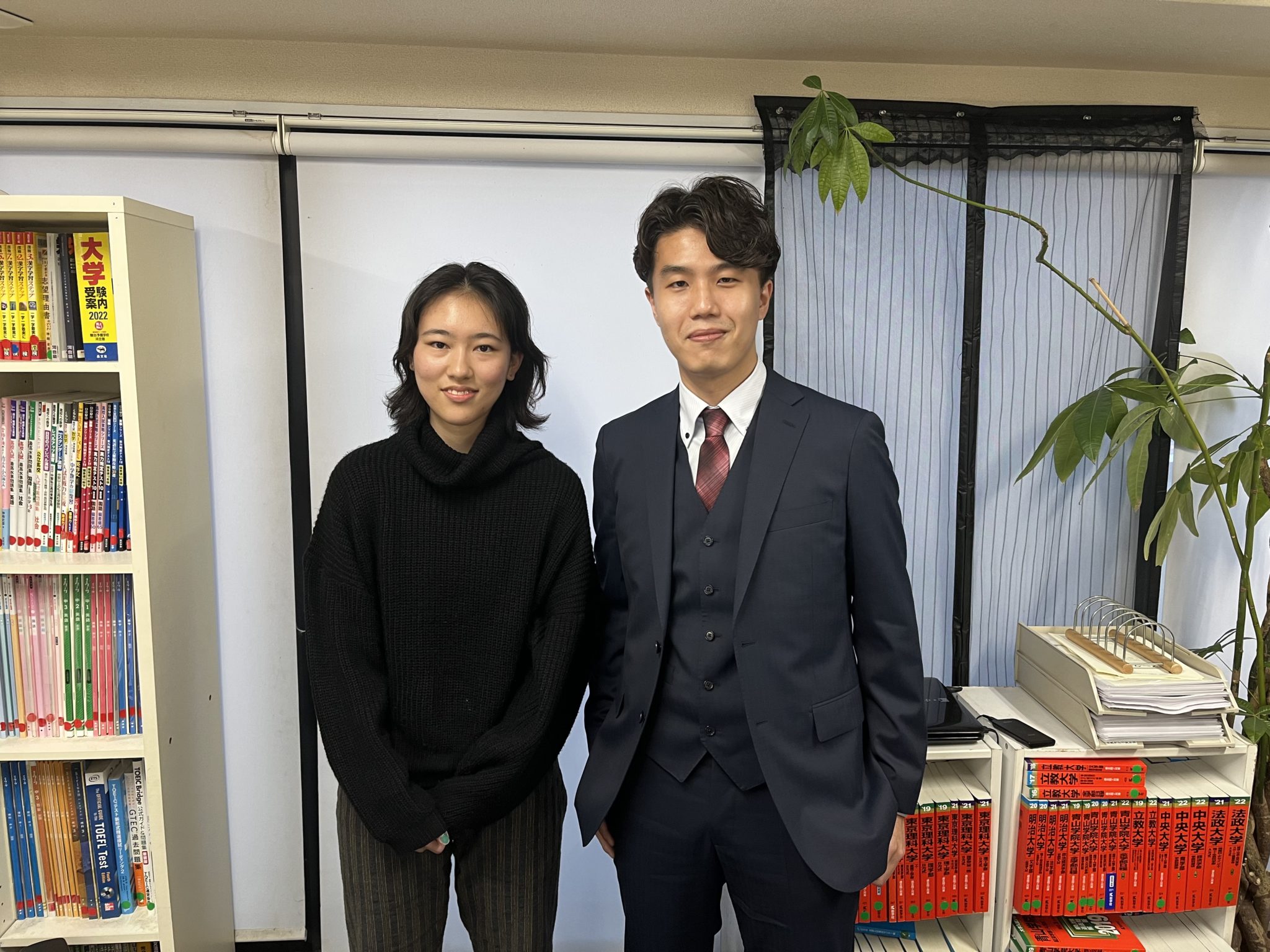 合格した先輩の写真