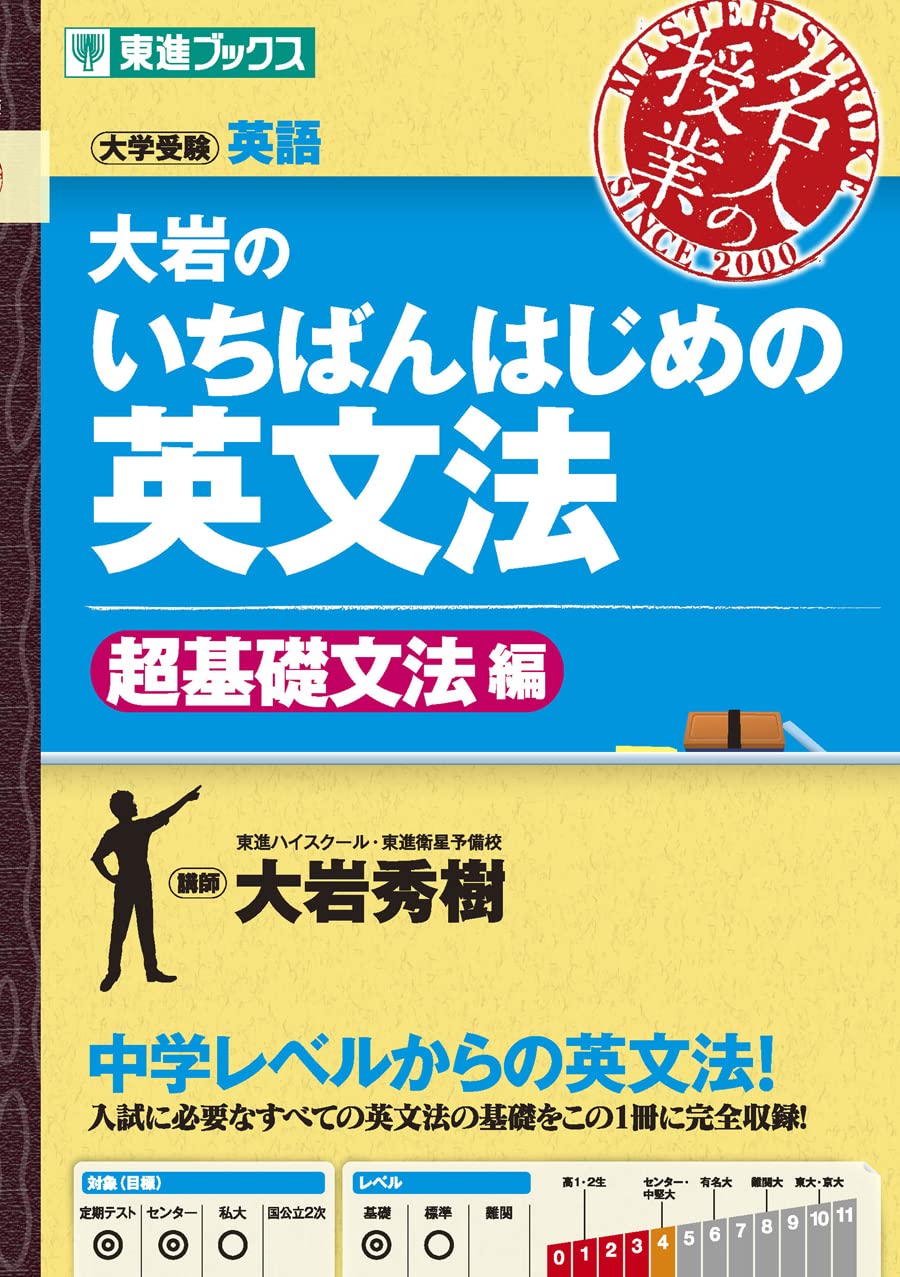 大岩のいちばんはじめの英文法【初学者におすすめの英文法の参考書】
