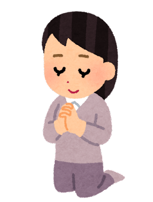 普連土学園 礼拝する様子