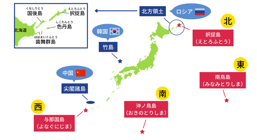 中学受験でよく出る日本の離島