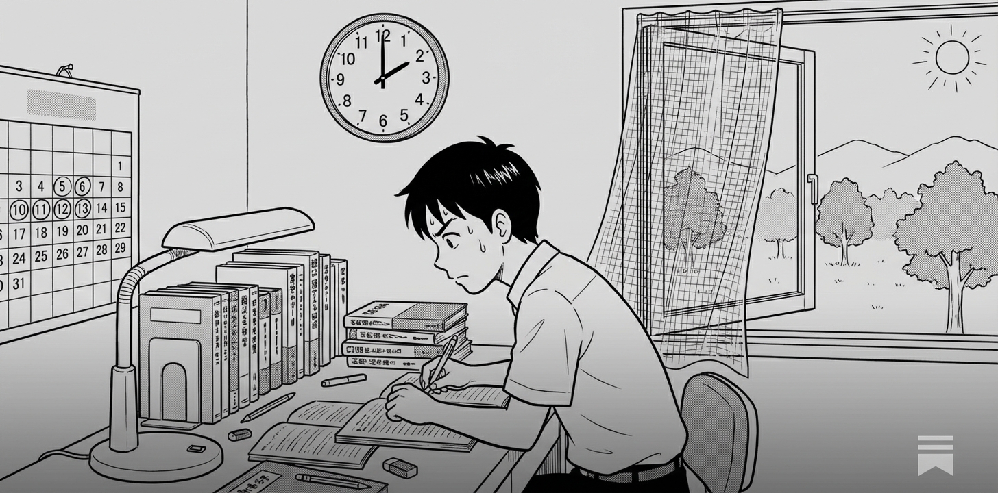 受験生向け夏休み勉強時間の極意と計画法 サムネイル