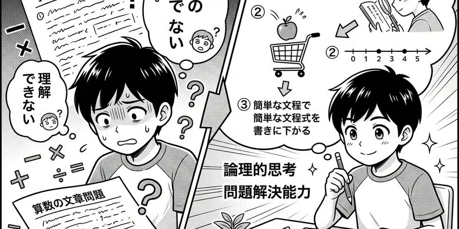 算数の問題文を正しく読み取る力を伸ばす方法