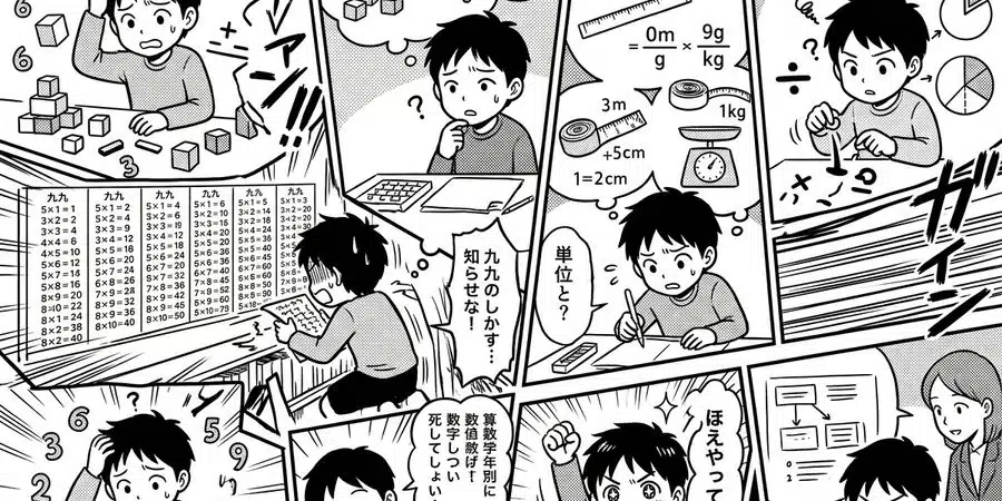算数学年別つまずきポイントと克服法徹底解説