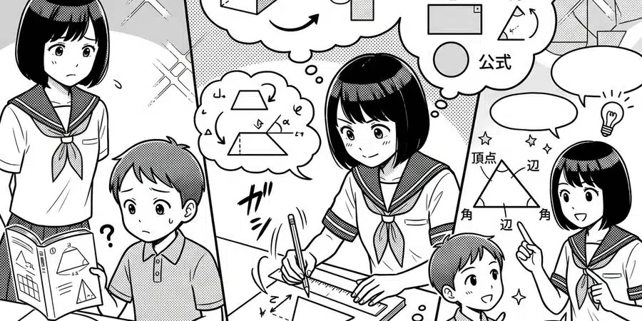 算数図形問題の苦手克服法|小学生から中学生まで