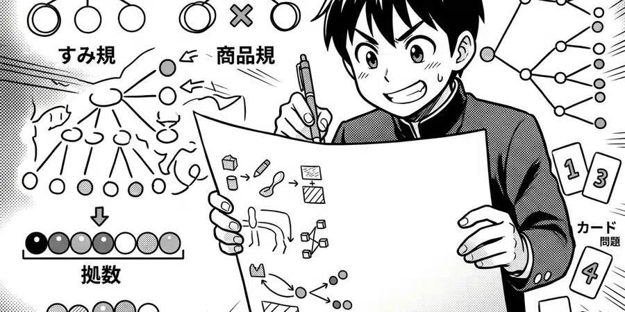 算数の場合の数の数え方を完全攻略!