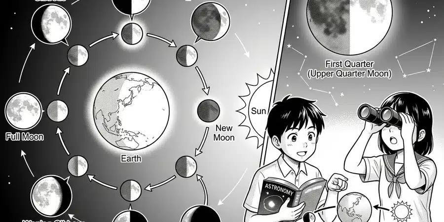 月の満ち欠けの理解法:理科で学ぶ基礎知識