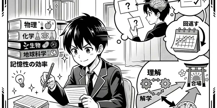 理科暗記効率化の極意|高校受験を制する勉強法
