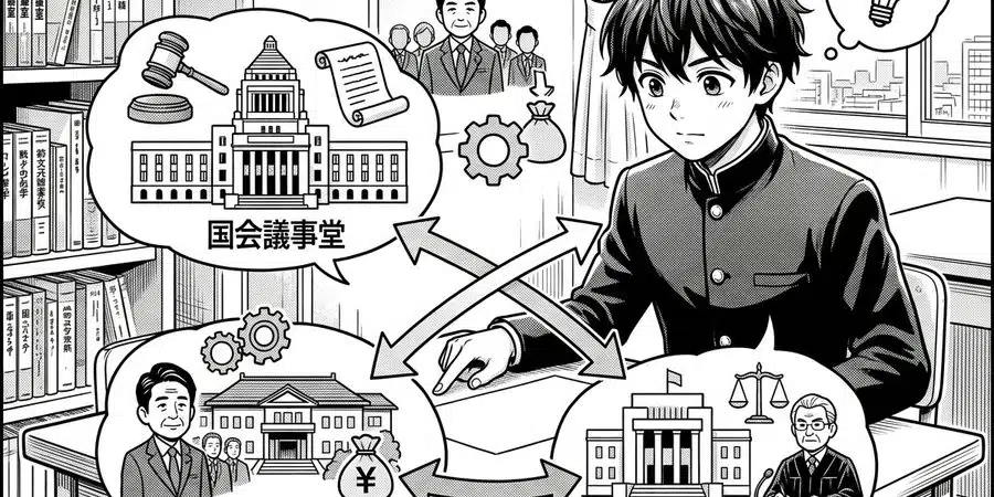 わかりやすい三権分立の仕組みを解説