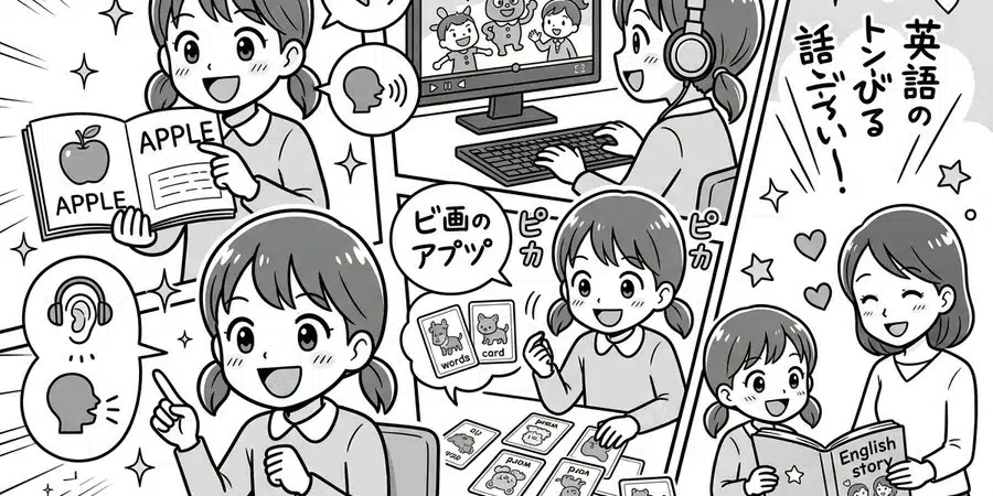 小学生英語学習の始め方: おすすめ勉強法とコツ