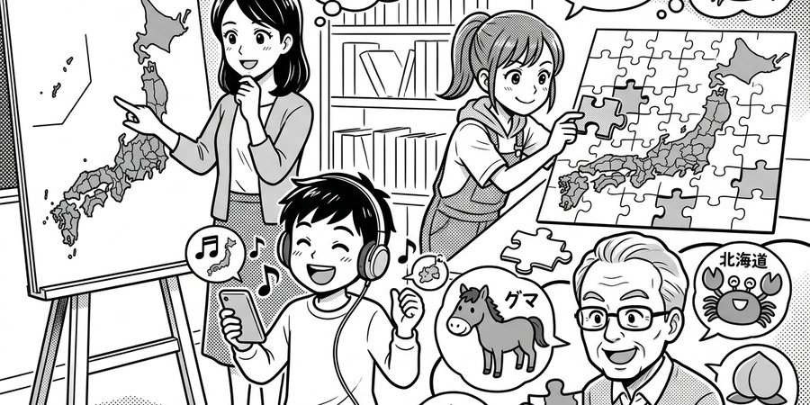 都道府県を覚えるコツ!簡単で楽しい方法12選