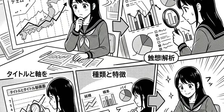 社会科グラフ資料の読み取り方:高校・中学受験対策